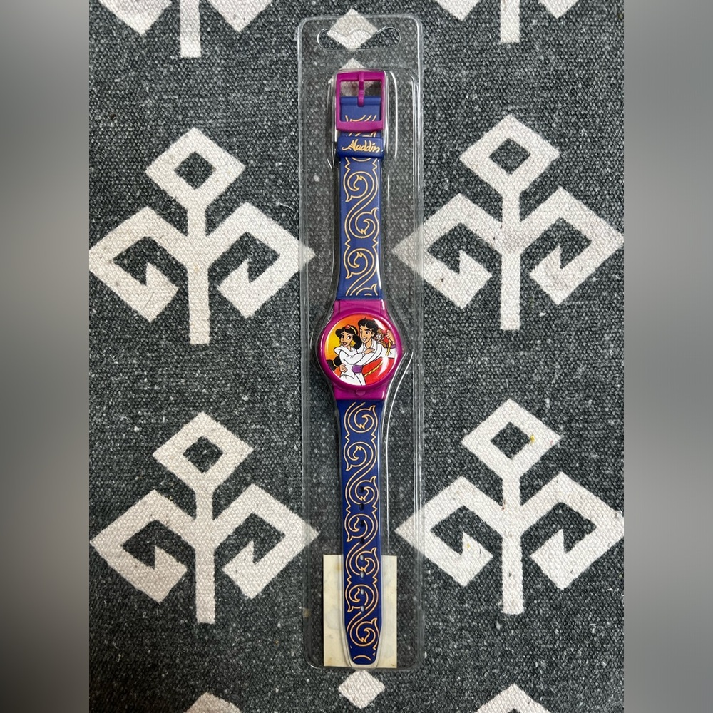 Vintage Disney Aladdin Watch | 90s Magic Carpet Ride